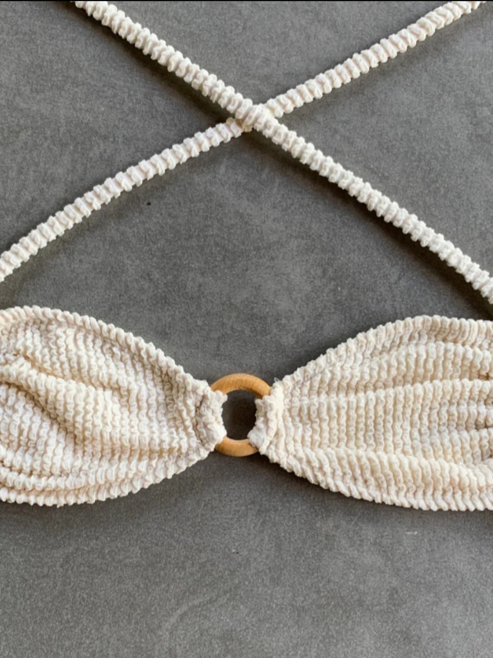 Textured Ripple Bikini Set O ring - Picture 3 of 5